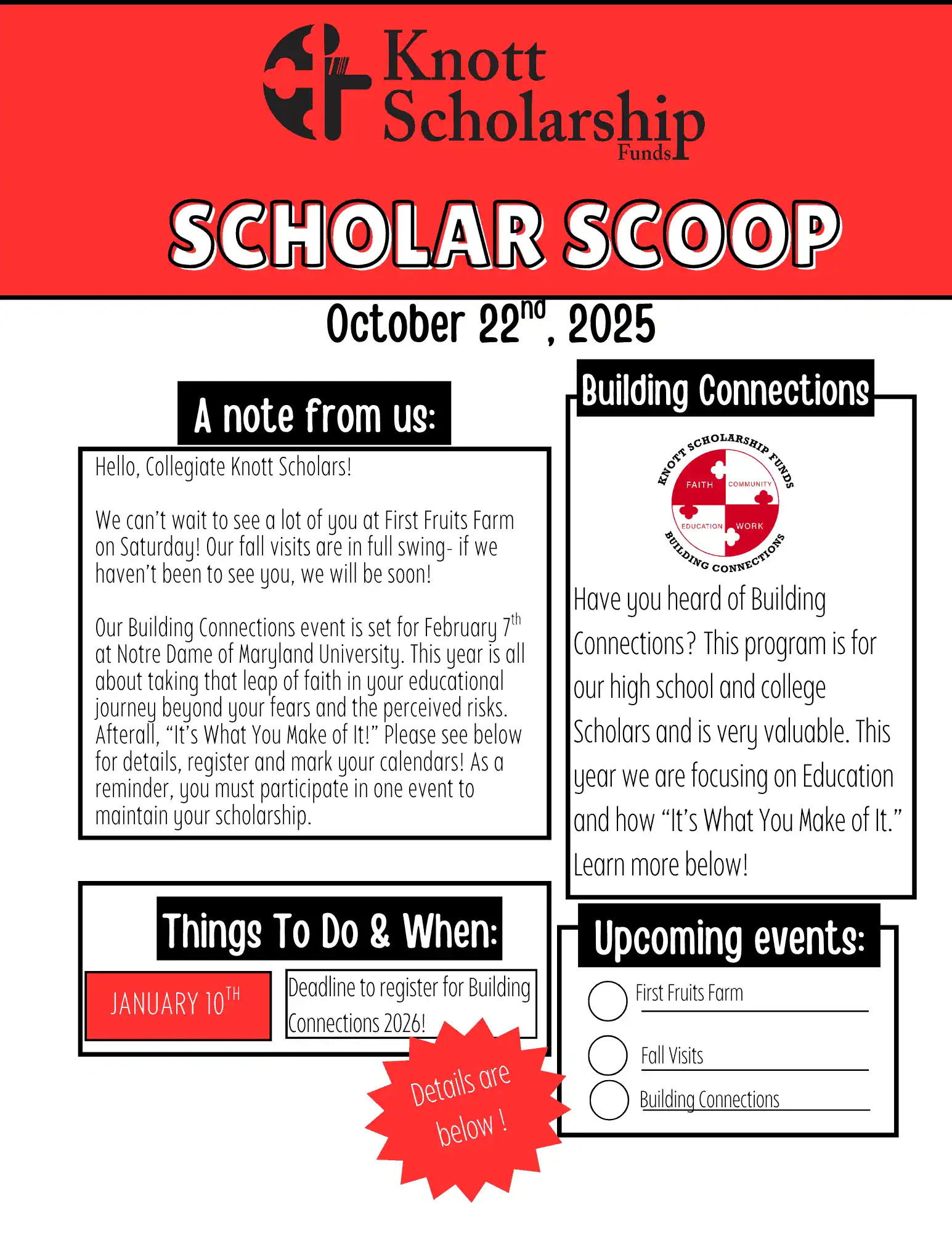 Scholar Scoop - 22 October 2025 - College