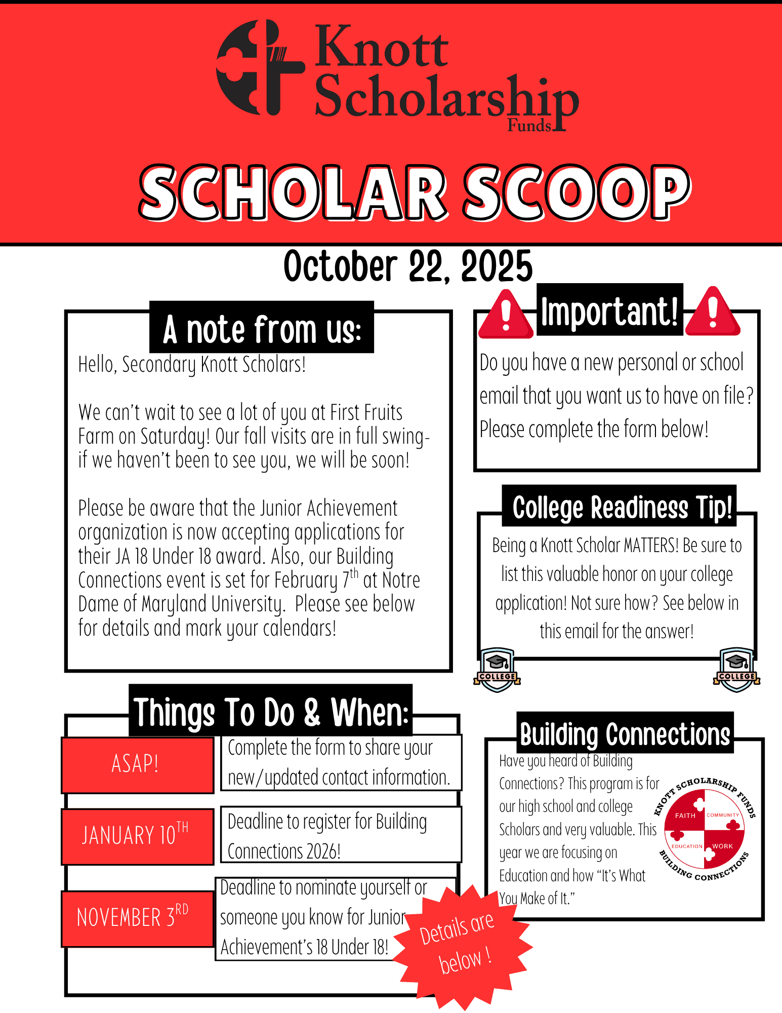 Scholar Scoop - 22 October 2025 - Secondary