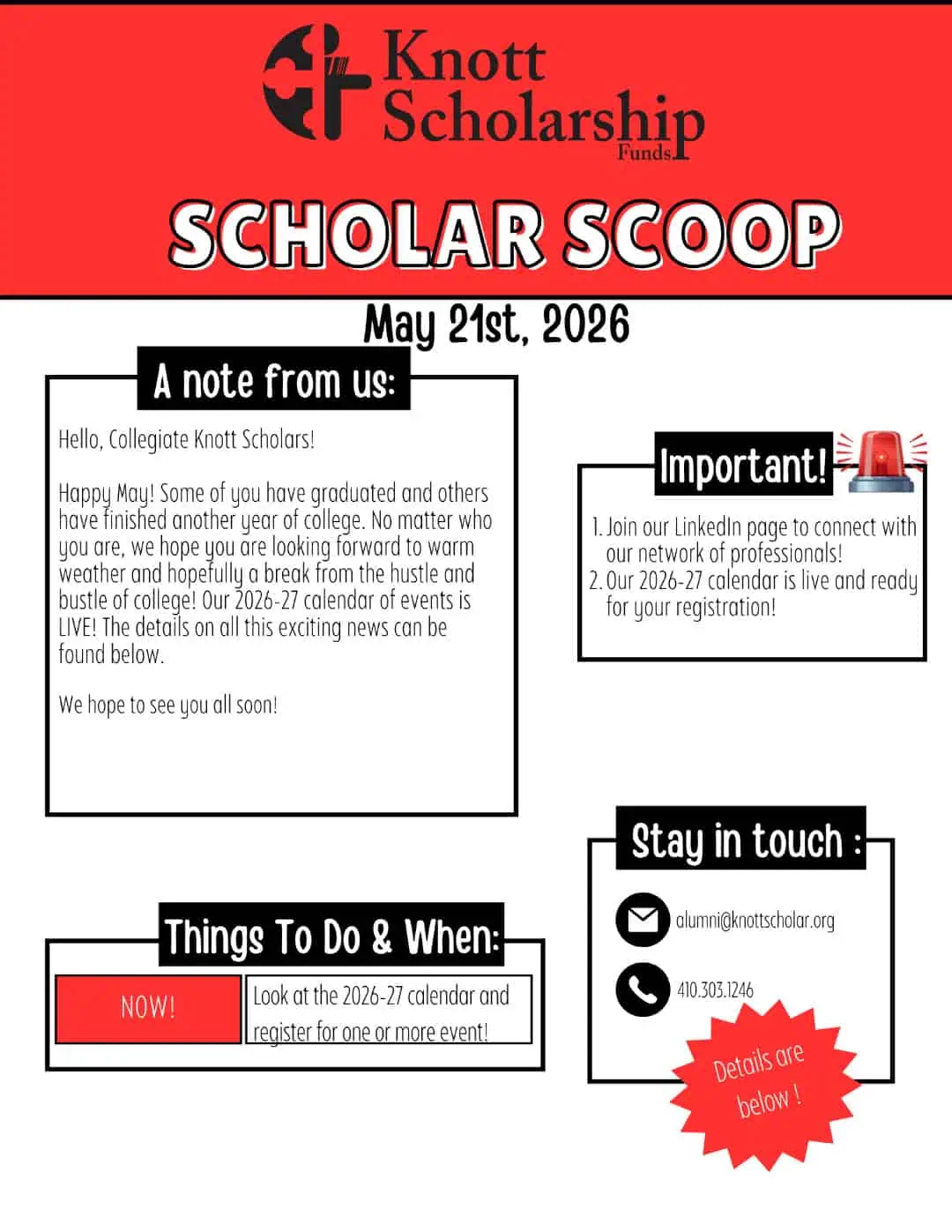 Scholar Scoop - 21 May 2026 - College